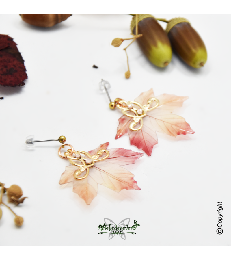 Feuille Velours Cuivré