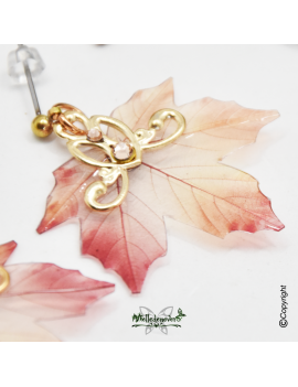 Feuille Velours Cuivré