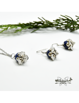 Boucles Lapis Lazuli Elendur